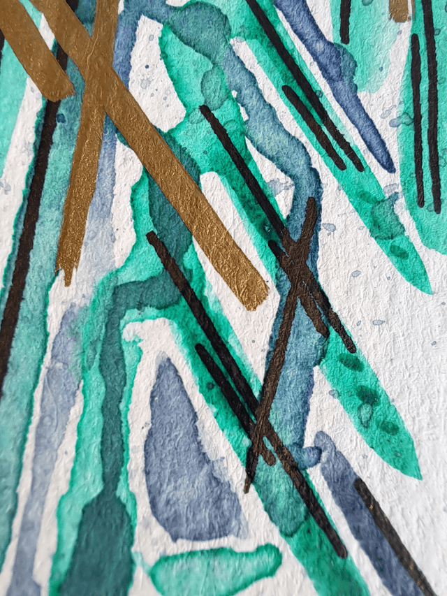 [ En vie ] Calligraphie aquarellée